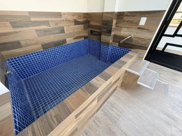 Detalle del jacuzzi